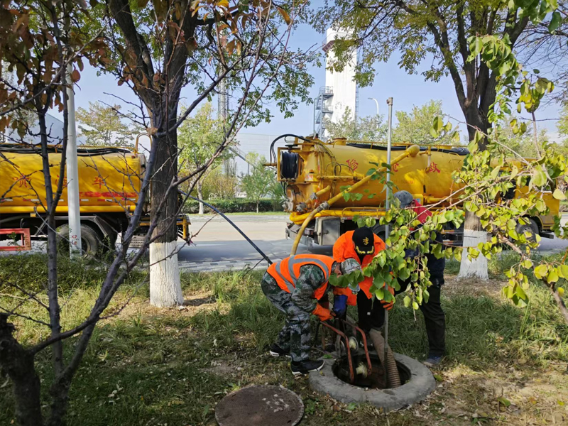 仙居雅苑厂区管道清洗